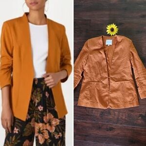 GIBSON LATIMER Women's Orange Blazer ♠️
